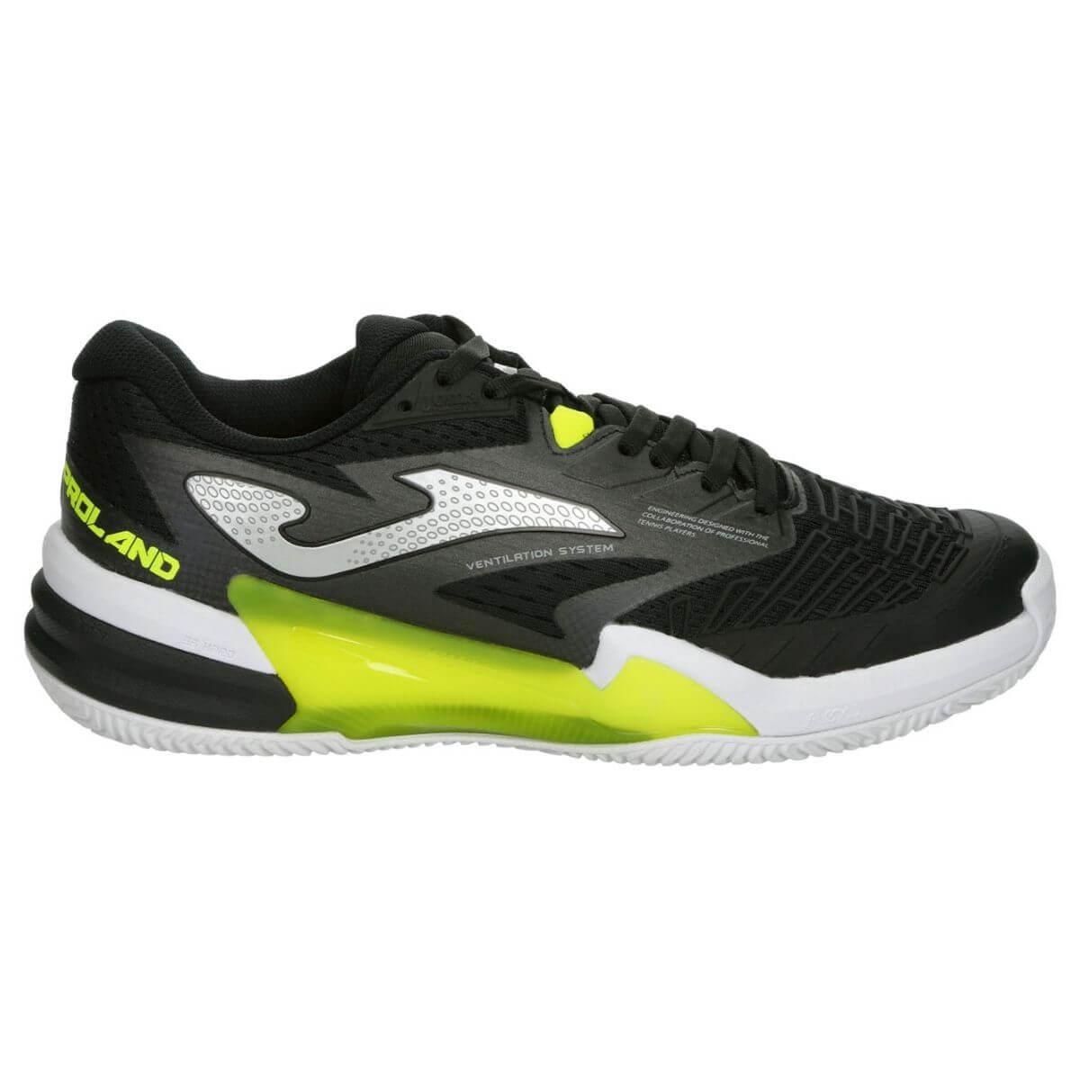 Zapatilla Joma Roland Men 2401 Negra - Sur SportsZapatillas