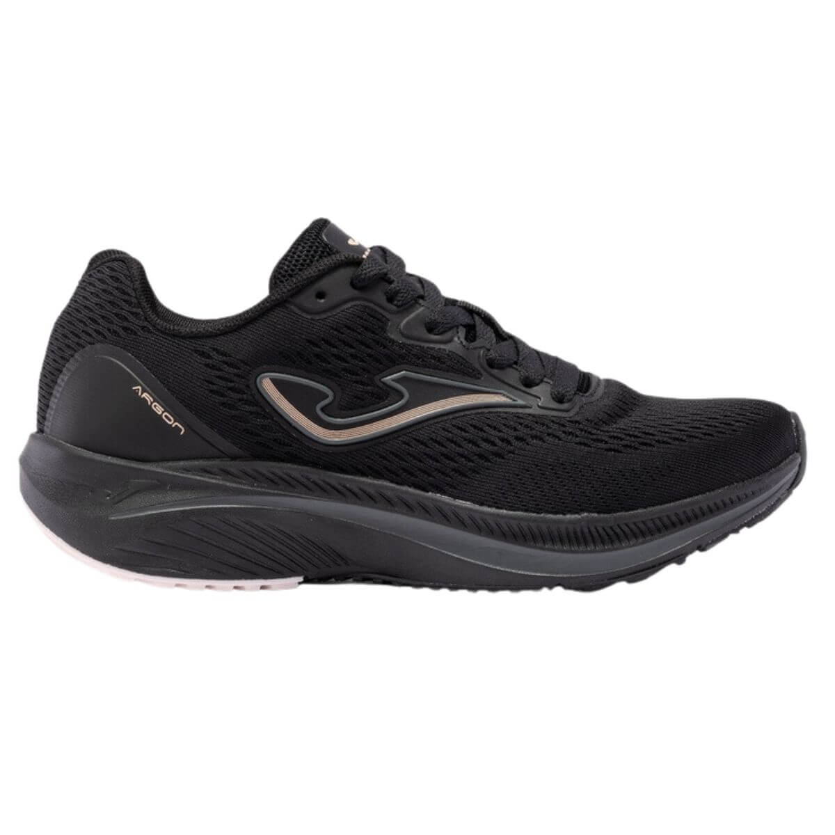 Zapatilla Joma Running Argon Lady 2301 Black Gold - Sur SportsZapatillas