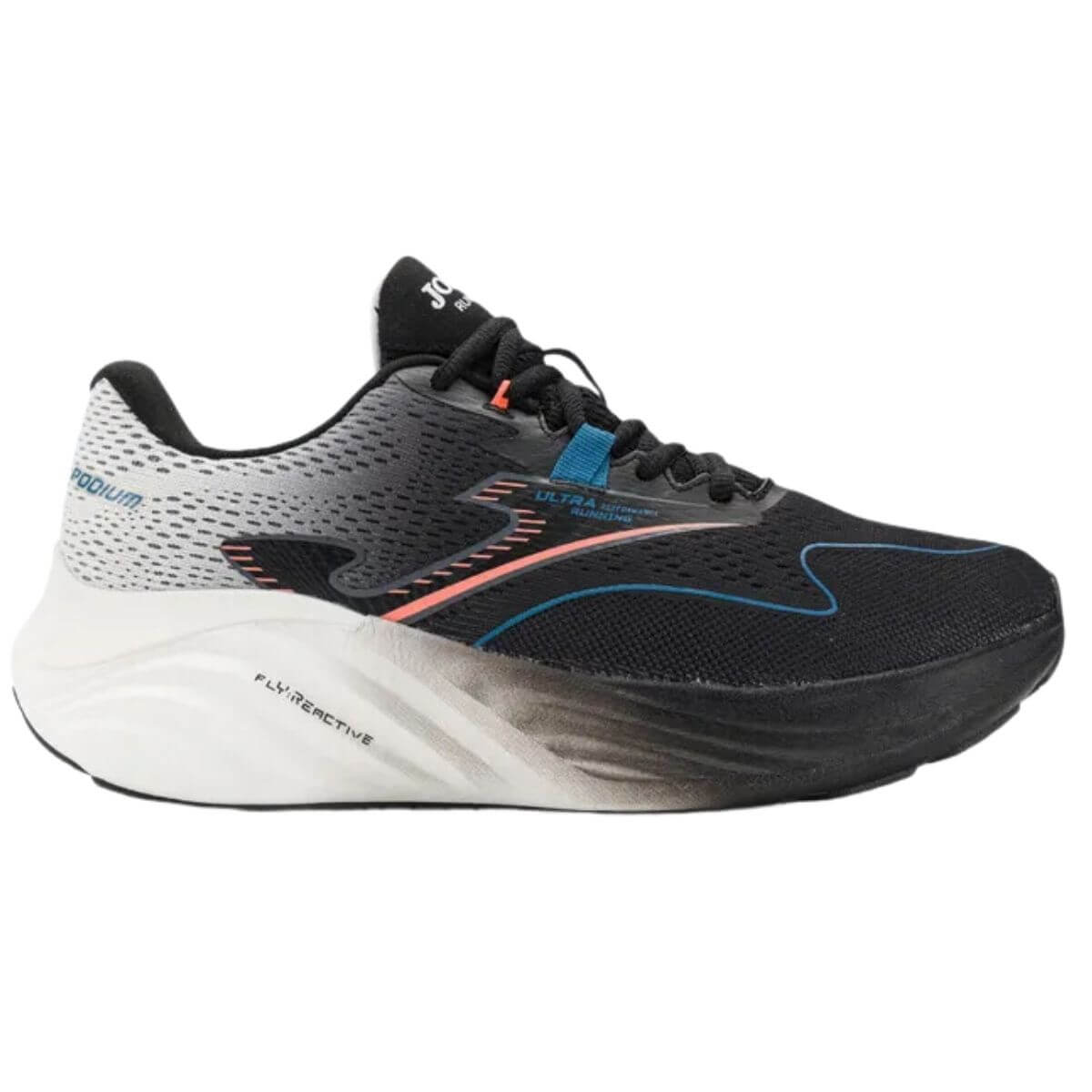 Zapatilla Joma Running Podium 2329 Black White - Sur SportsZapatillas