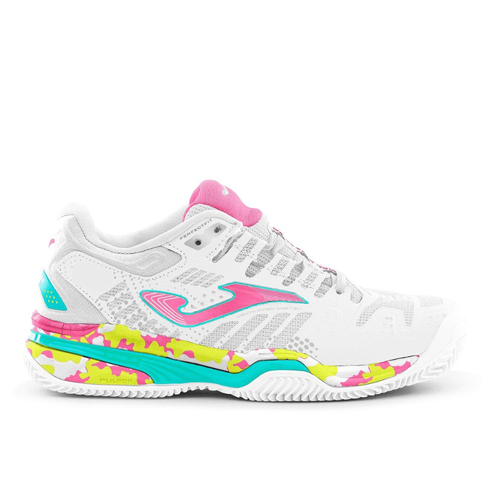 Zapatilla Joma Slam Jr 2332 Blanca Rosa - Sur SportsZapatillas