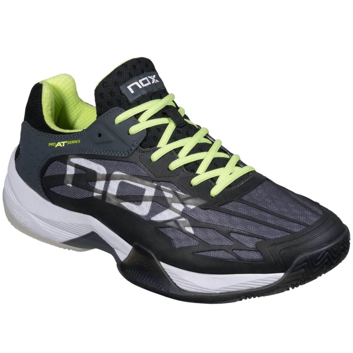 Zapatilla Nox AT10 LUX Black Sharp Green 2023/24 - Sur SportsZapatillas