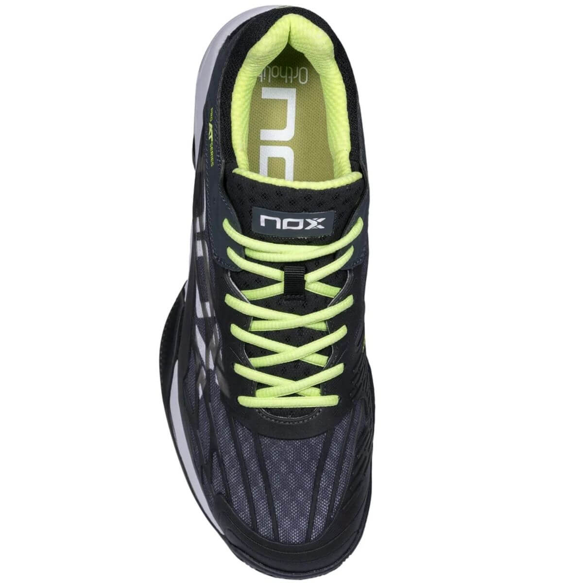 Zapatilla Nox AT10 LUX Black Sharp Green 2023/24 - Sur SportsZapatillas