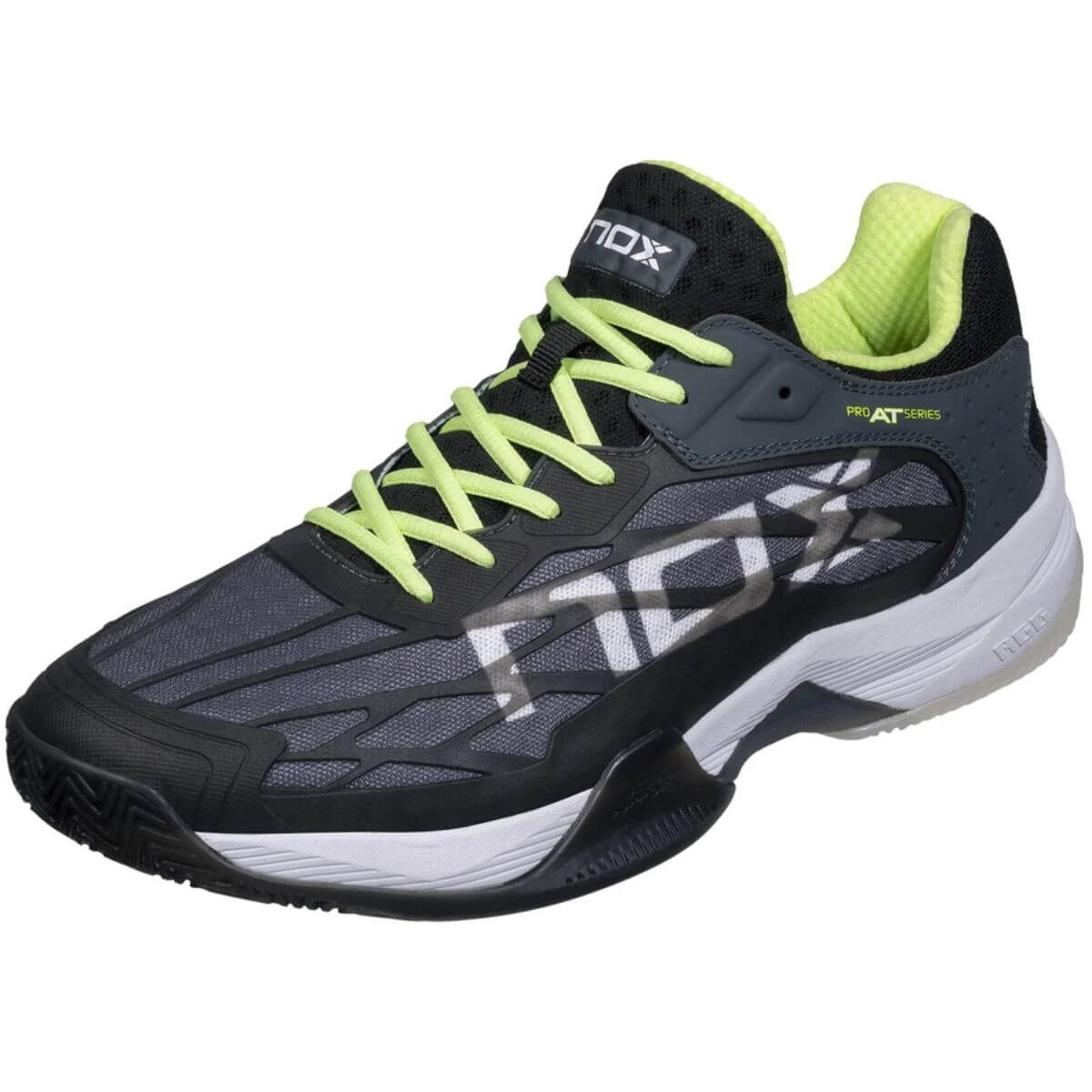 Zapatilla Nox AT10 LUX Black Sharp Green 2023/24 - Sur SportsZapatillas