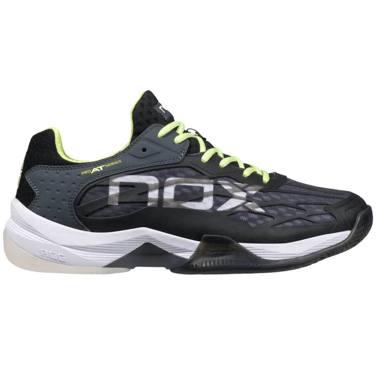 Zapatilla Nox AT10 LUX Black Sharp Green 2023/24 - Sur SportsZapatillas