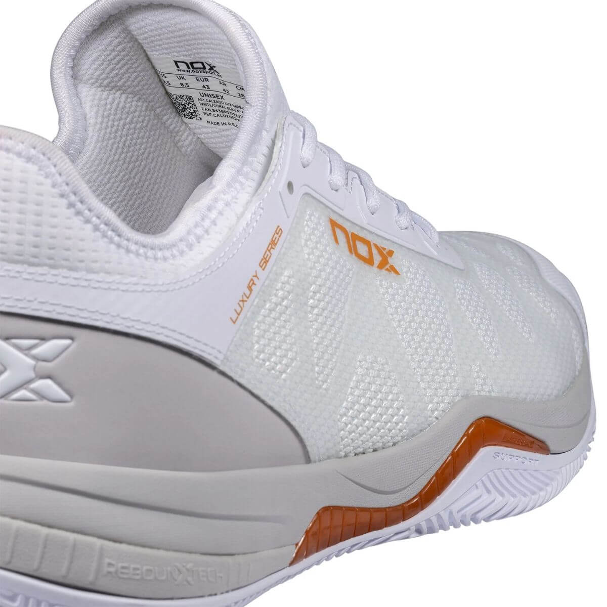 Zapatilla Nox Lux Nerbo Blanco Coral Dorado - Sur SportsZapatillas
