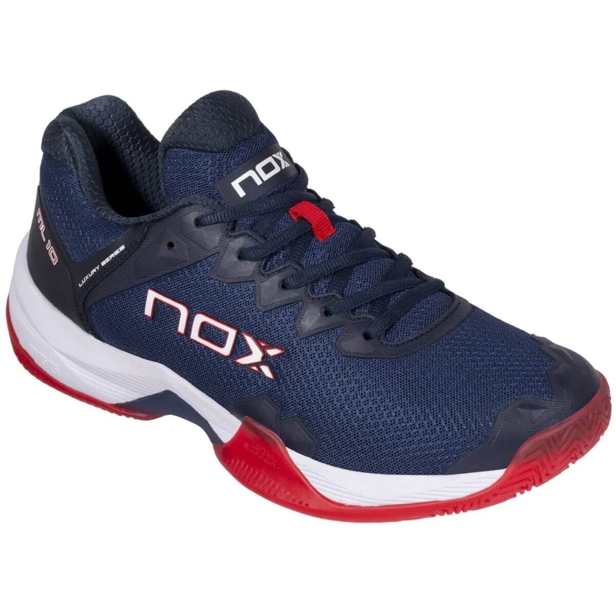 Zapatilla Nox ML10 HEXA Blue Fiery Red 2023/24 - Sur SportsZapatillas