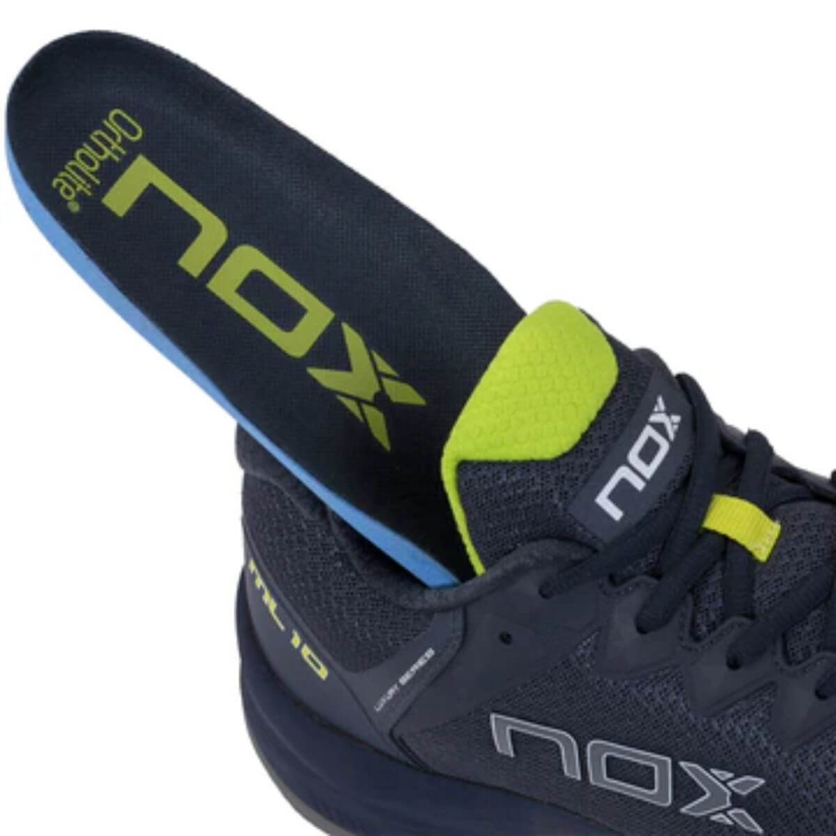 Zapatilla Nox ML10 Hexa Navy Lima Neon - Sur SportsZapatillas
