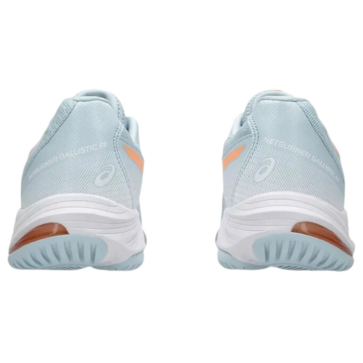 Zapatilla Voleibol Asics Mujer Netburner Ballistic FF 3 Cool Grey Bright Sunstone - Sur SportsZapatillas