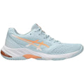 Zapatilla Asics Mujer Netburner Ballistic FF 3 Cool Grey Bright Sunstone