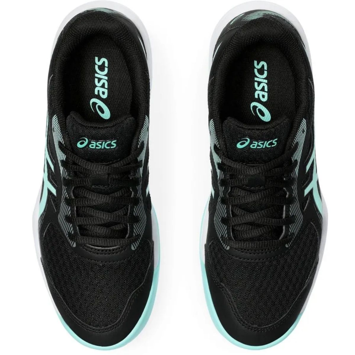 Zapatilla Voleibol Asics Mujer Upcourt5 Black Illuminate Mint - Sur SportsZapatillas