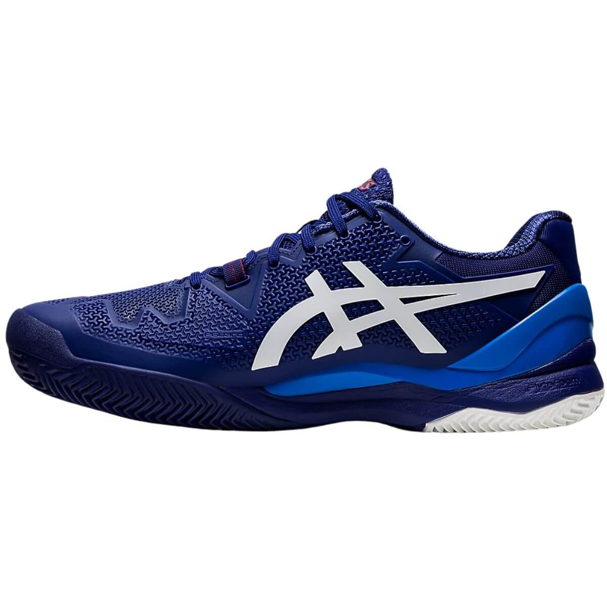 Zapatillas Asics Gel Resolution 8 Clay Dive Azul Blanco - Sur SportsZapatillas
