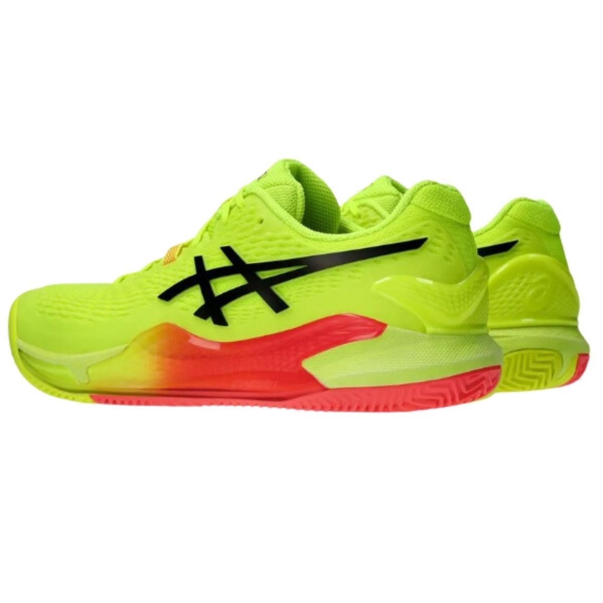 Zapatillas Asics Gel Resolution 9 Clay Paris Safety Yellow Black - Sur SportsZapatillas