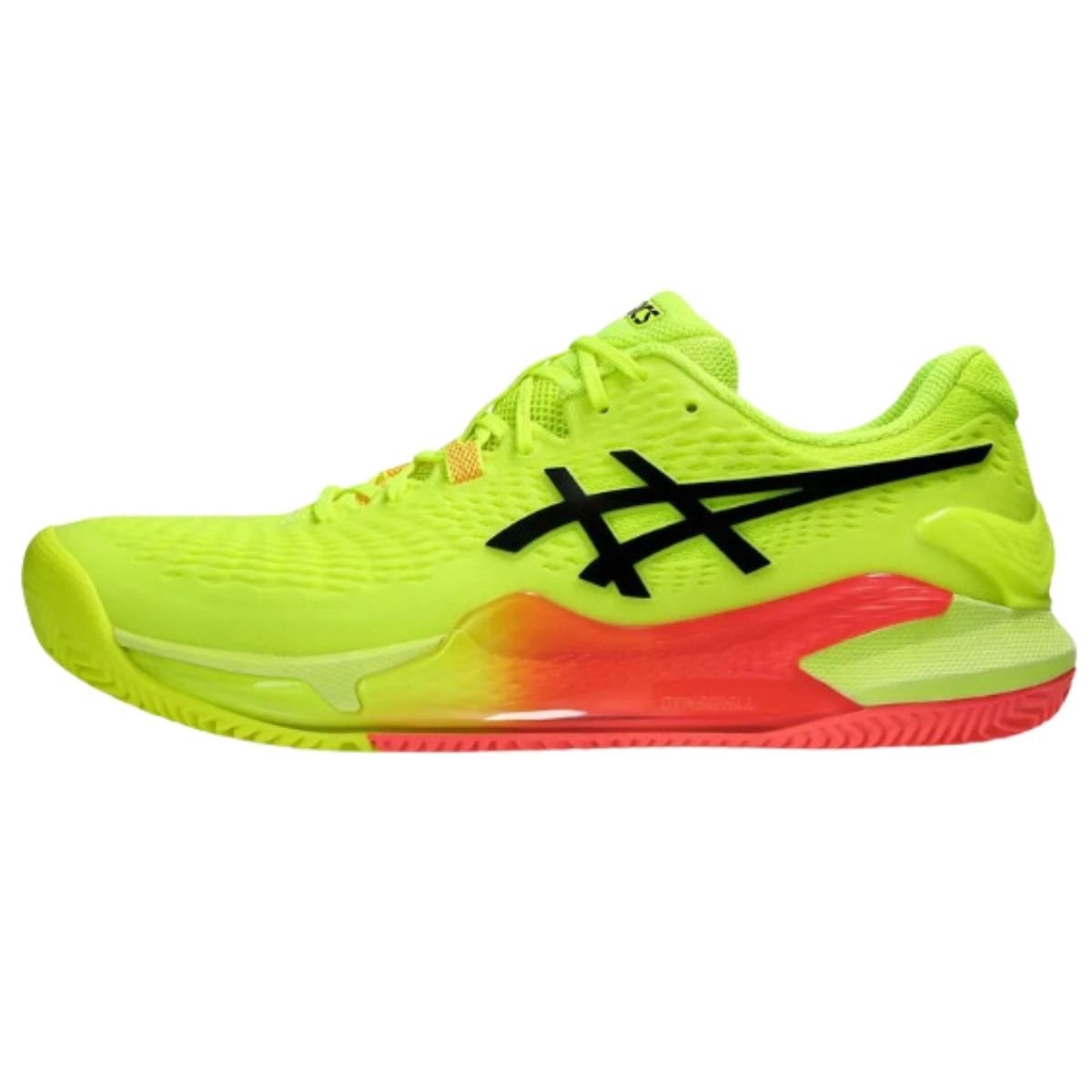 Zapatillas Asics Gel Resolution 9 Clay Paris Safety Yellow Black - Sur SportsZapatillas