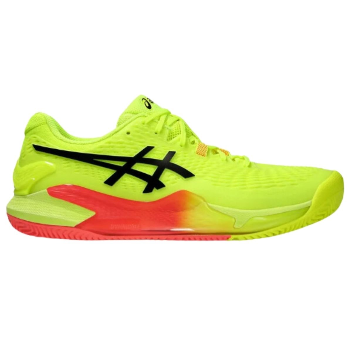 Zapatillas Asics Gel Resolution 9 Clay Paris Safety Yellow Black - Sur SportsZapatillas