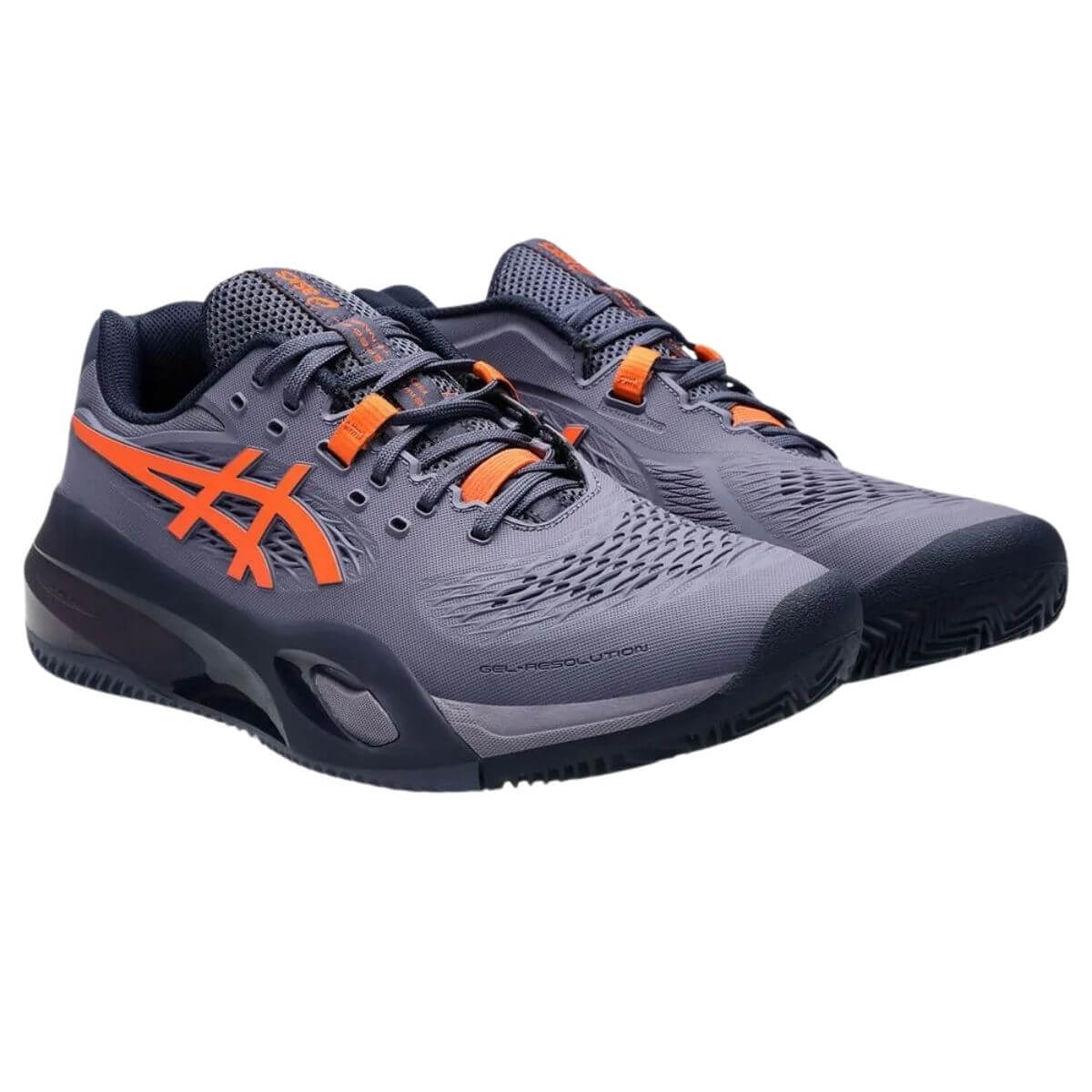 Zapatillas Asics Gel Resolution X Clay Greyish Purple Nova Orange - Sur SportsZapatillas