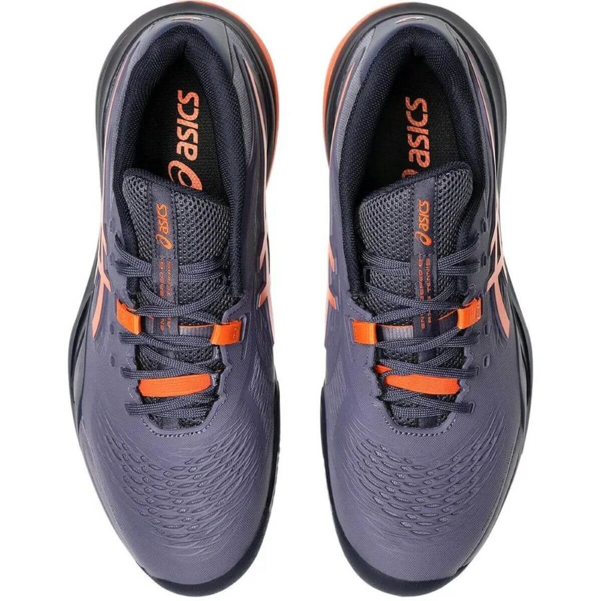 Zapatillas Asics Gel Resolution X Clay Greyish Purple Nova Orange - Sur SportsZapatillas