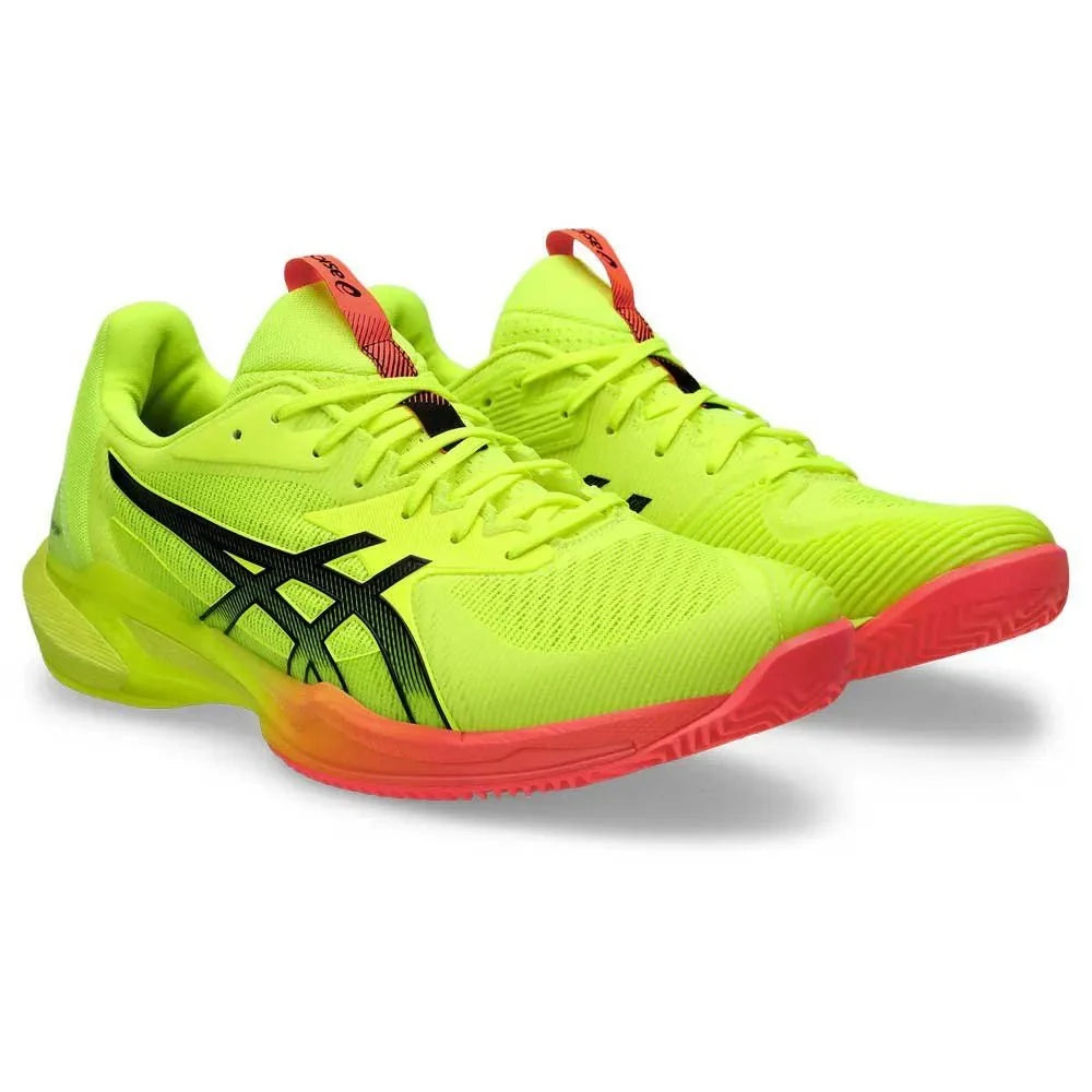 Zapatillas Hombre Asics Solution Speed FF 3 Clay Paris Safety Yellow Black - Sur SportsZapatillas